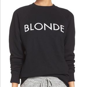 NWOT BLONDE sweatshirt
